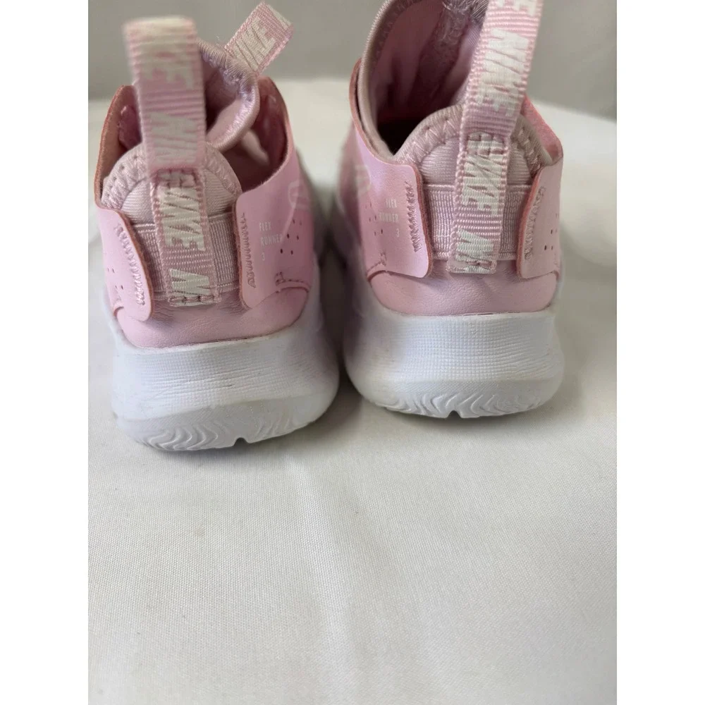 Nike Pink Toddler Flex Runner Shoes Slip On‎ Athletic Sneakers Kids Size 7